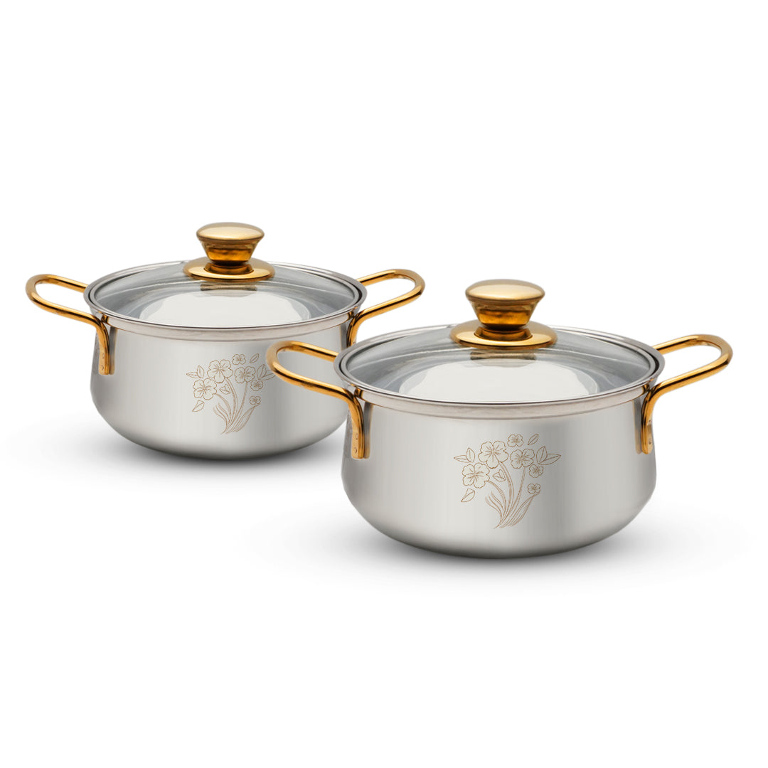 German Handi gold finish laser (Set of 2)