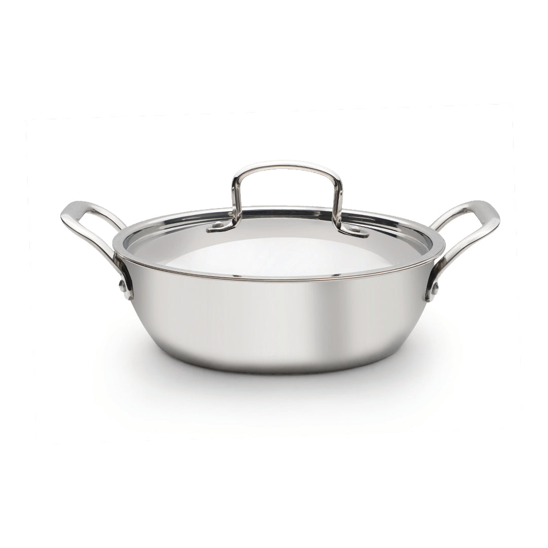 Aluminium Deep Kadhai  WITH ss lid